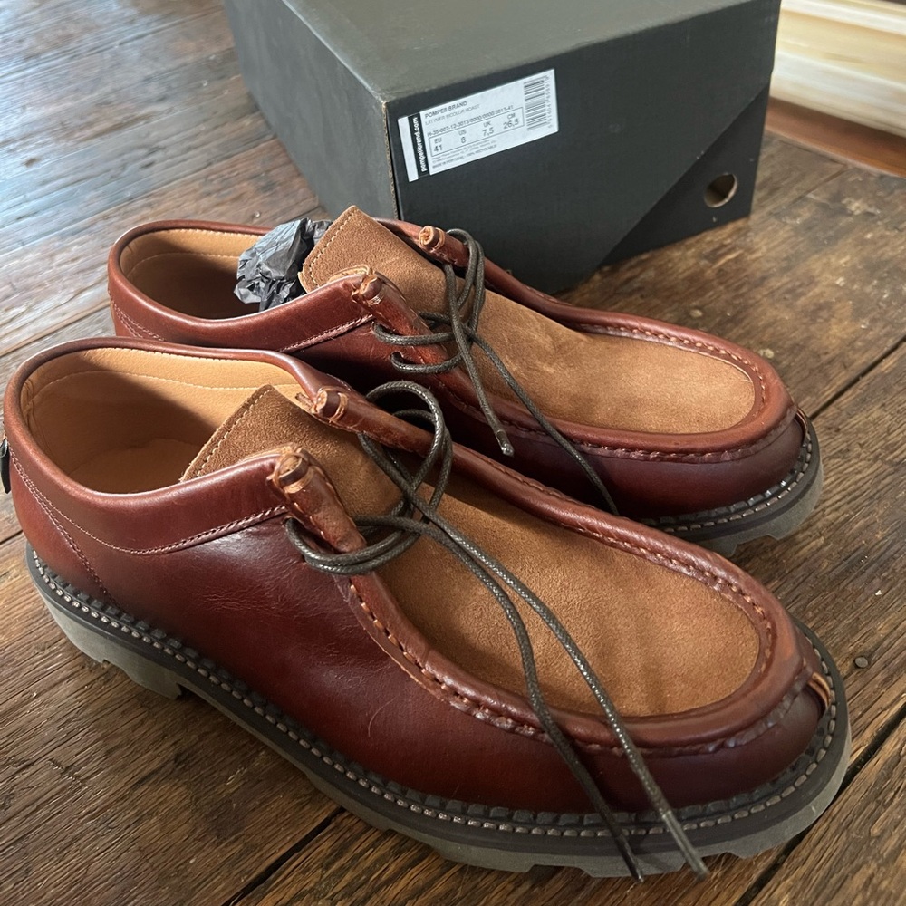 Pompeii3 Men's Tan and Brown Loafers - Picture 2 of 6